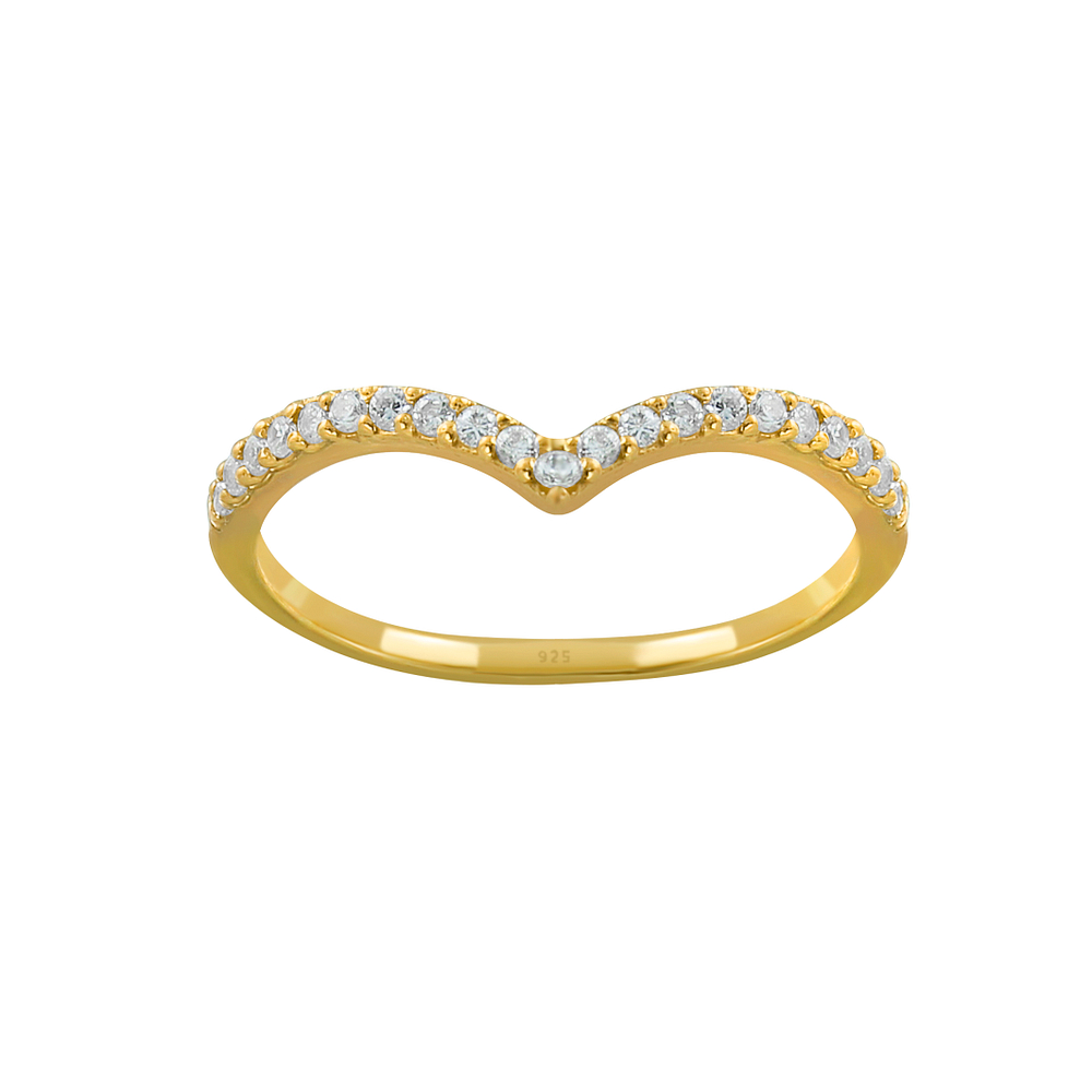 Wholesale Sterling Silver Chevron Ring - JD3931