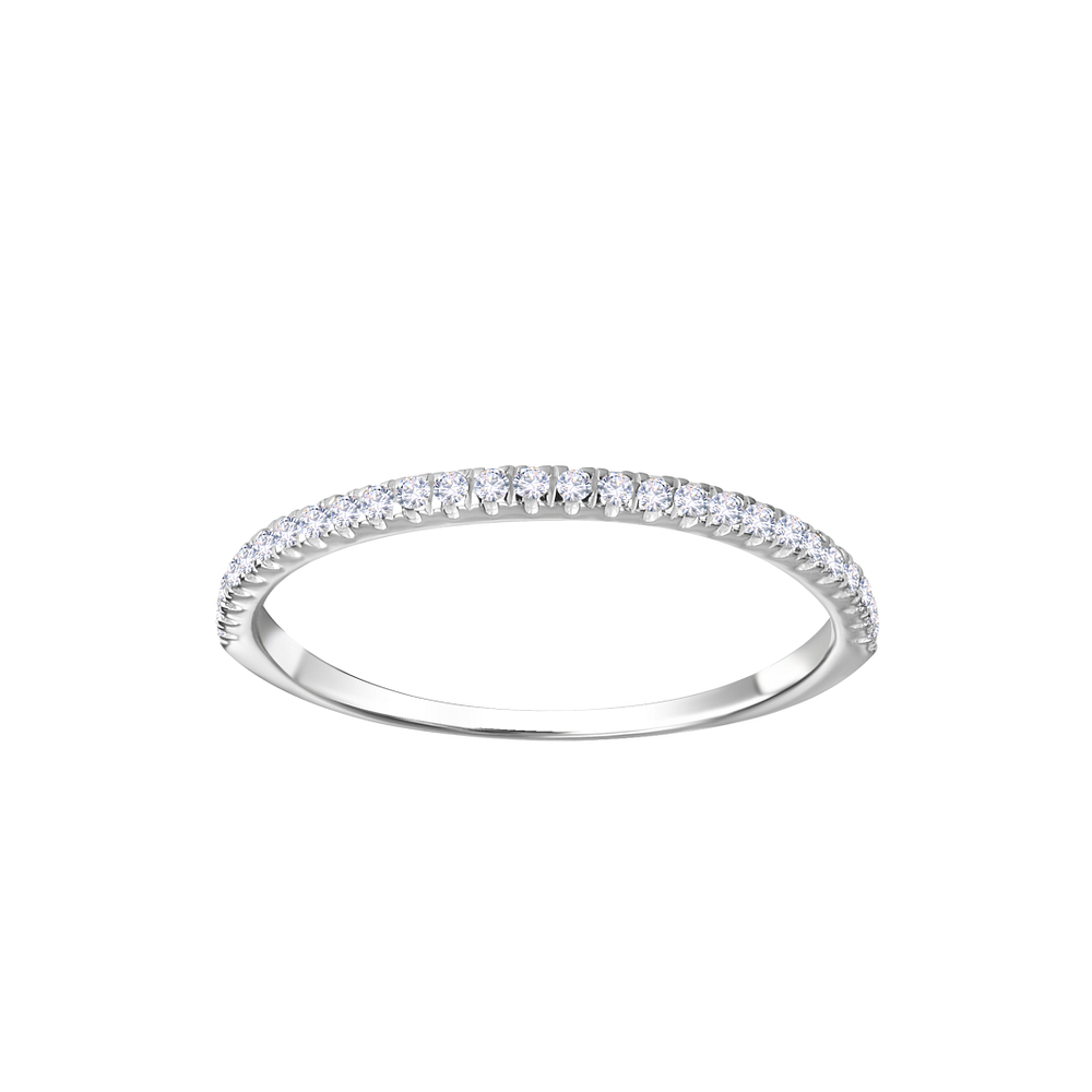 Wholesale Sterling Silver Eternity Ring - JD3725
