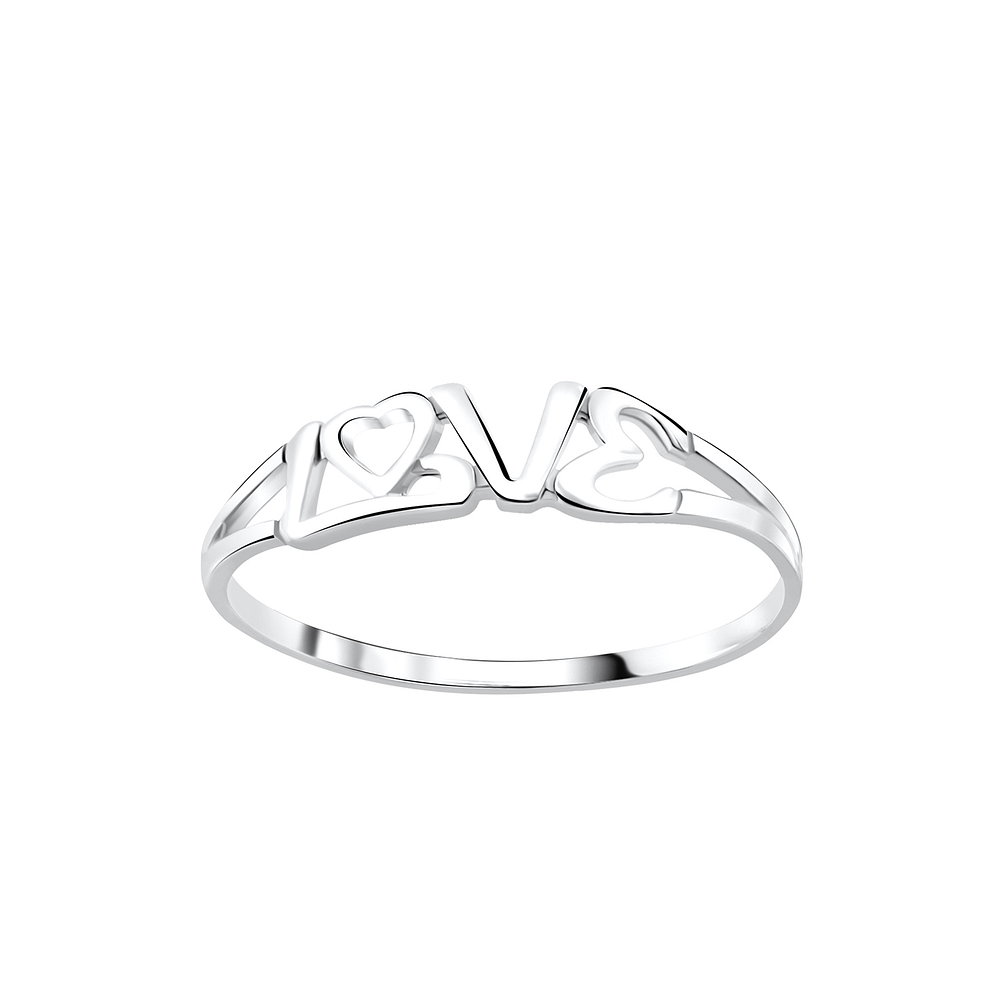 Sterling silver hot sale love rings