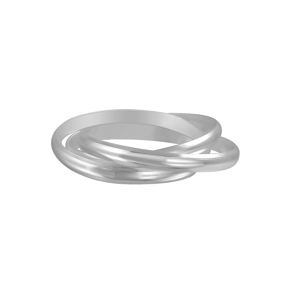 Silver sale trinity ring