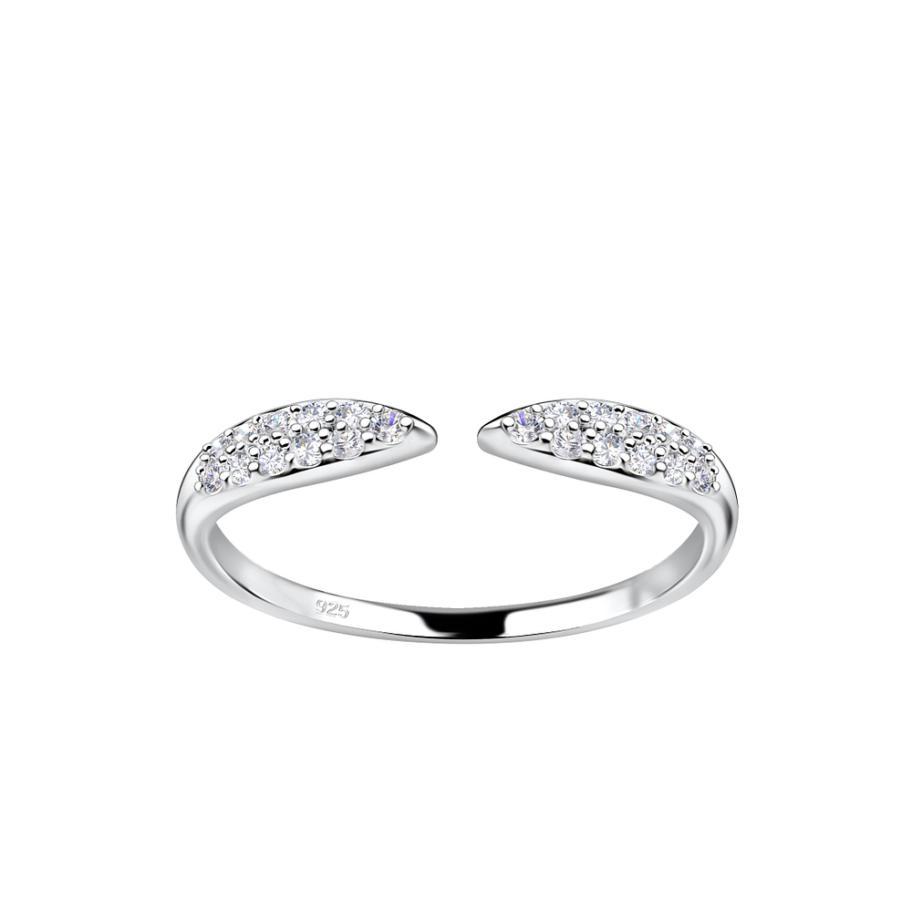 Wholesale Sterling Silver Opened Ring - JD18762
