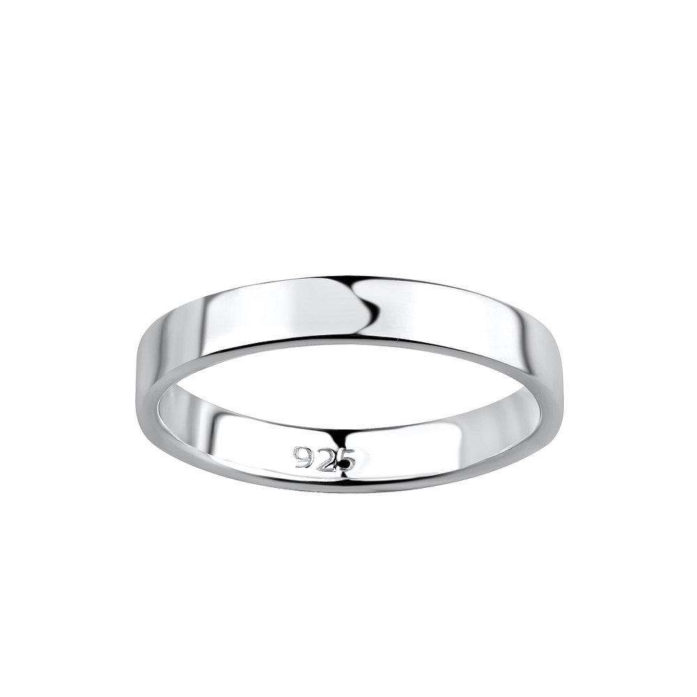 Wholesale 3.3mm Band Sterling Silver Ring - JD18547