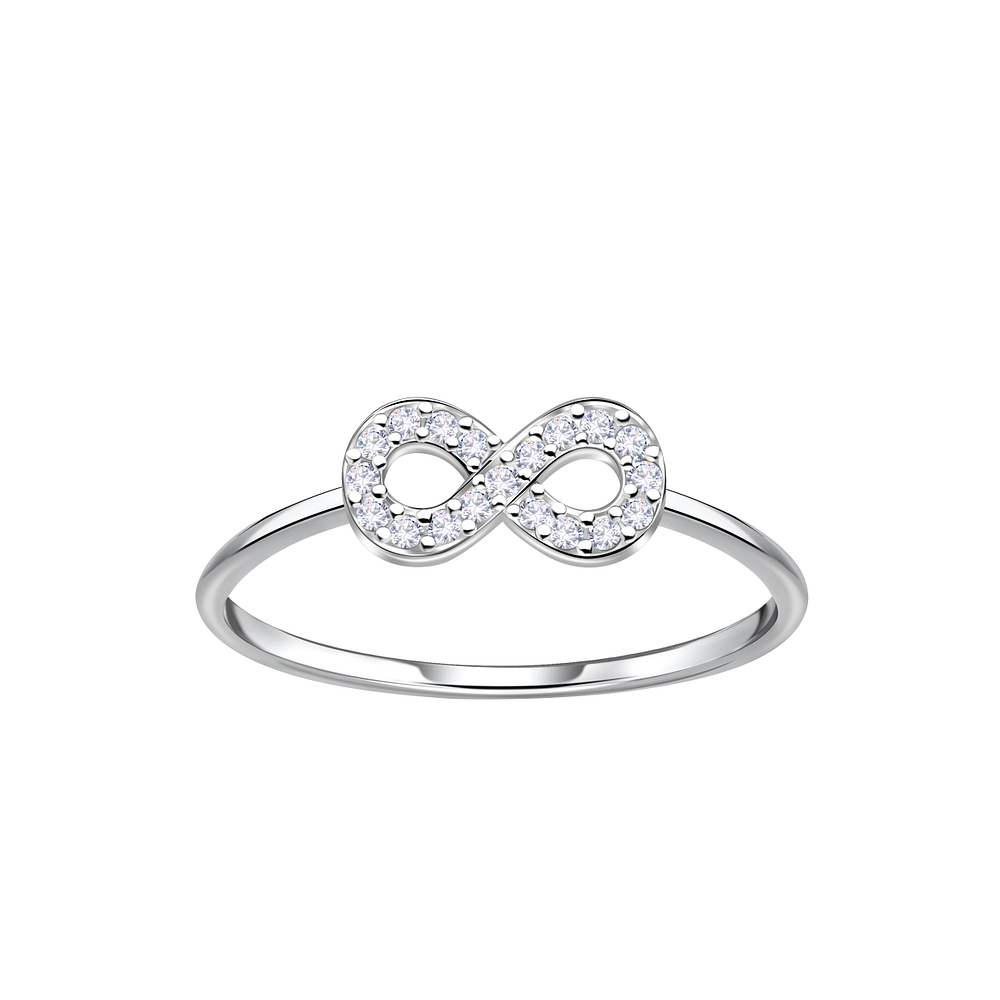 Wholesale Sterling Silver Infinity Ring - JD23095