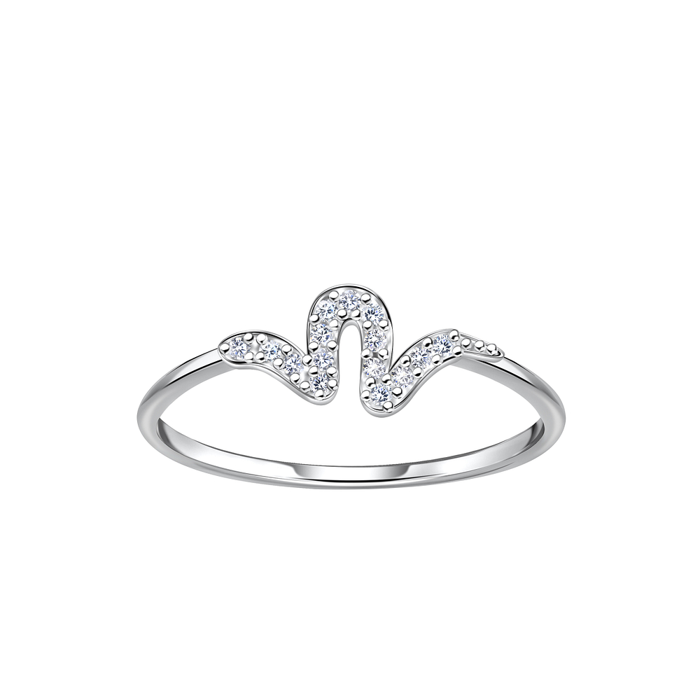 Wholesale Sterling Silver Snake Ring - JD23326