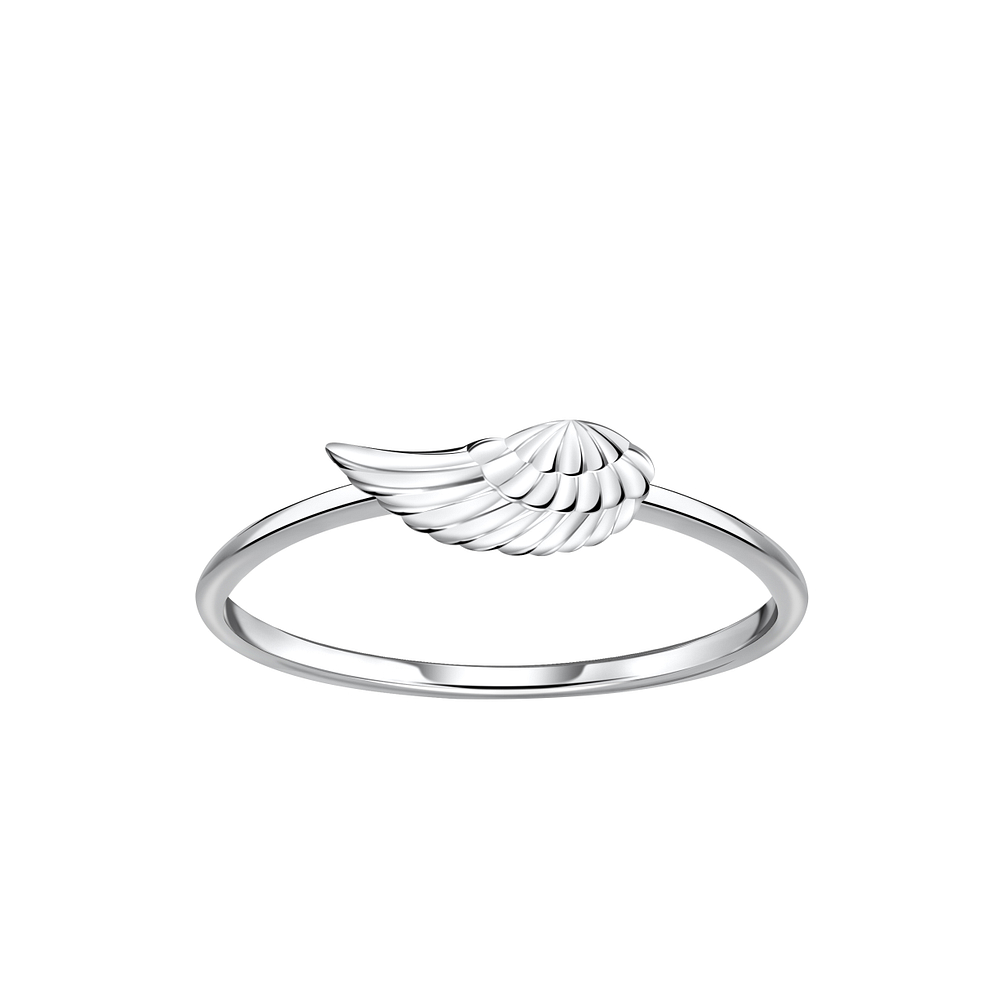 Wholesale Sterling Silver Wing Ring - JD23330