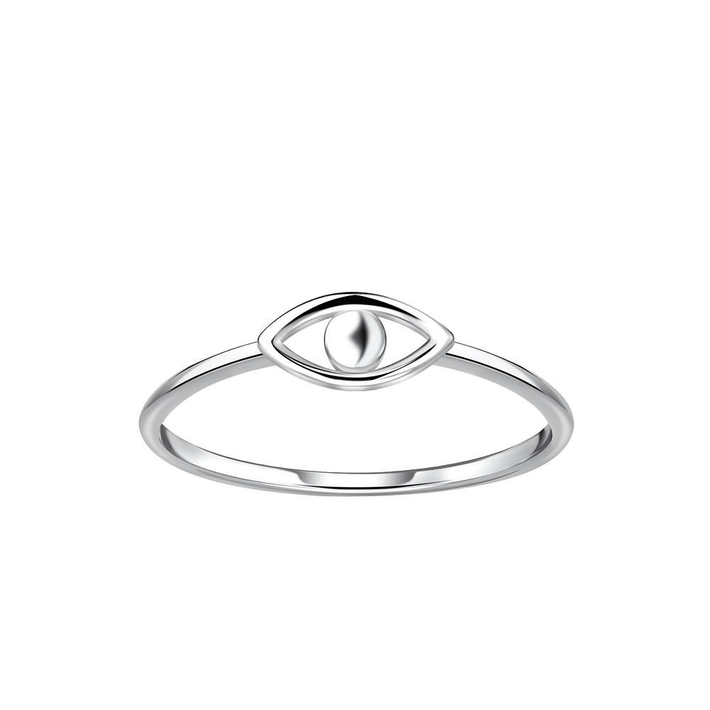 Wholesale Sterling Silver Evil Eye Ring - JD23033
