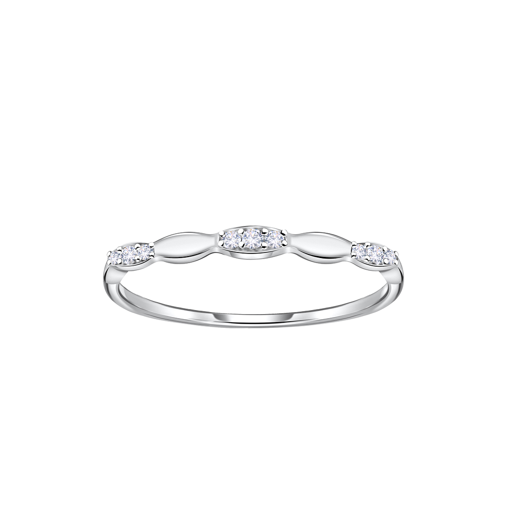 Wholesale Sterling Silver Patterned Ring - JD23452