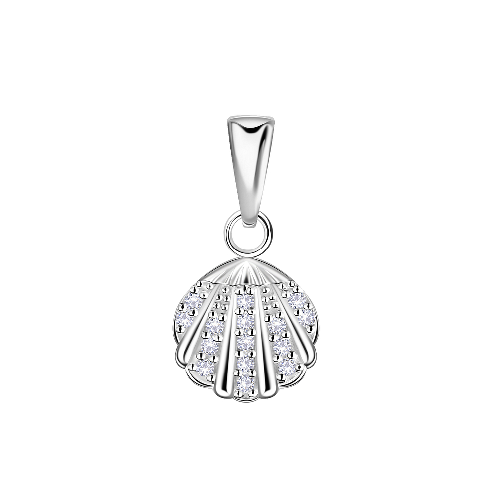 Wholesale Sterling Silver Shell Pendant - JD24309