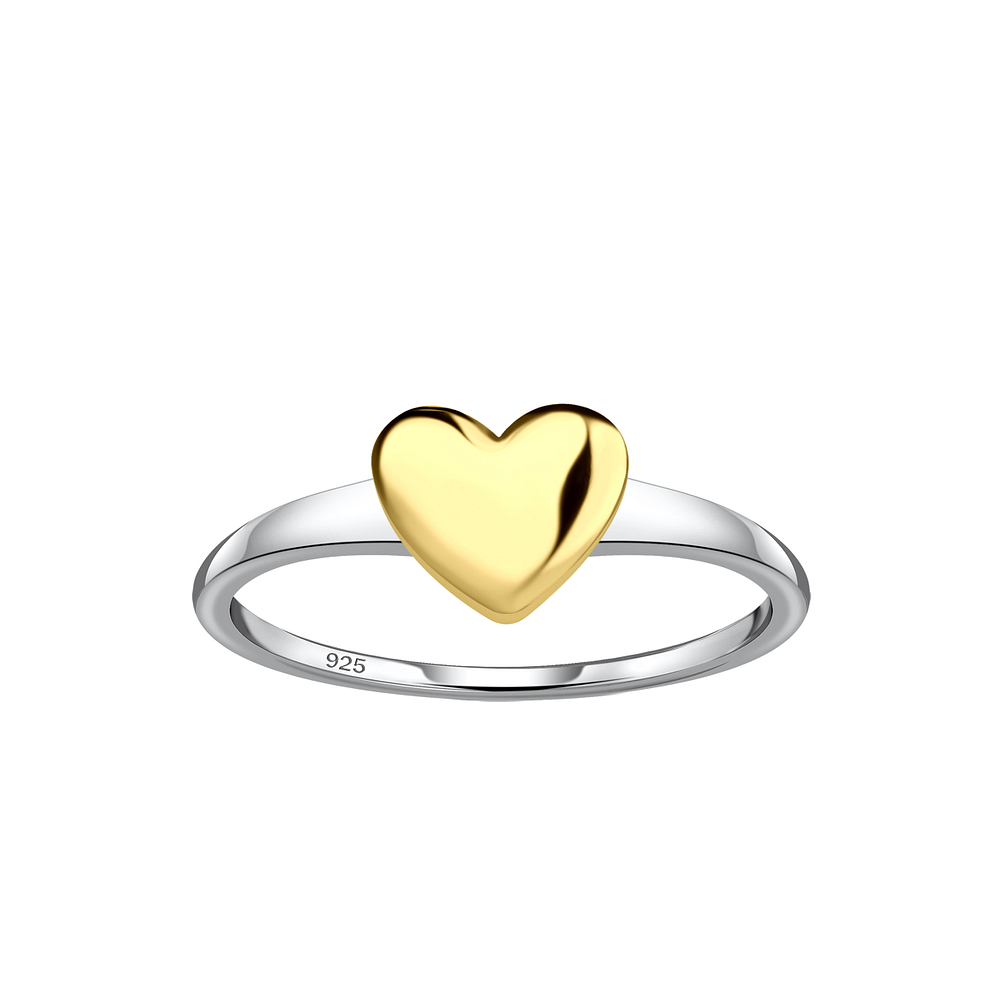 Wholesale Sterling Silver Heart Ring - JD24521