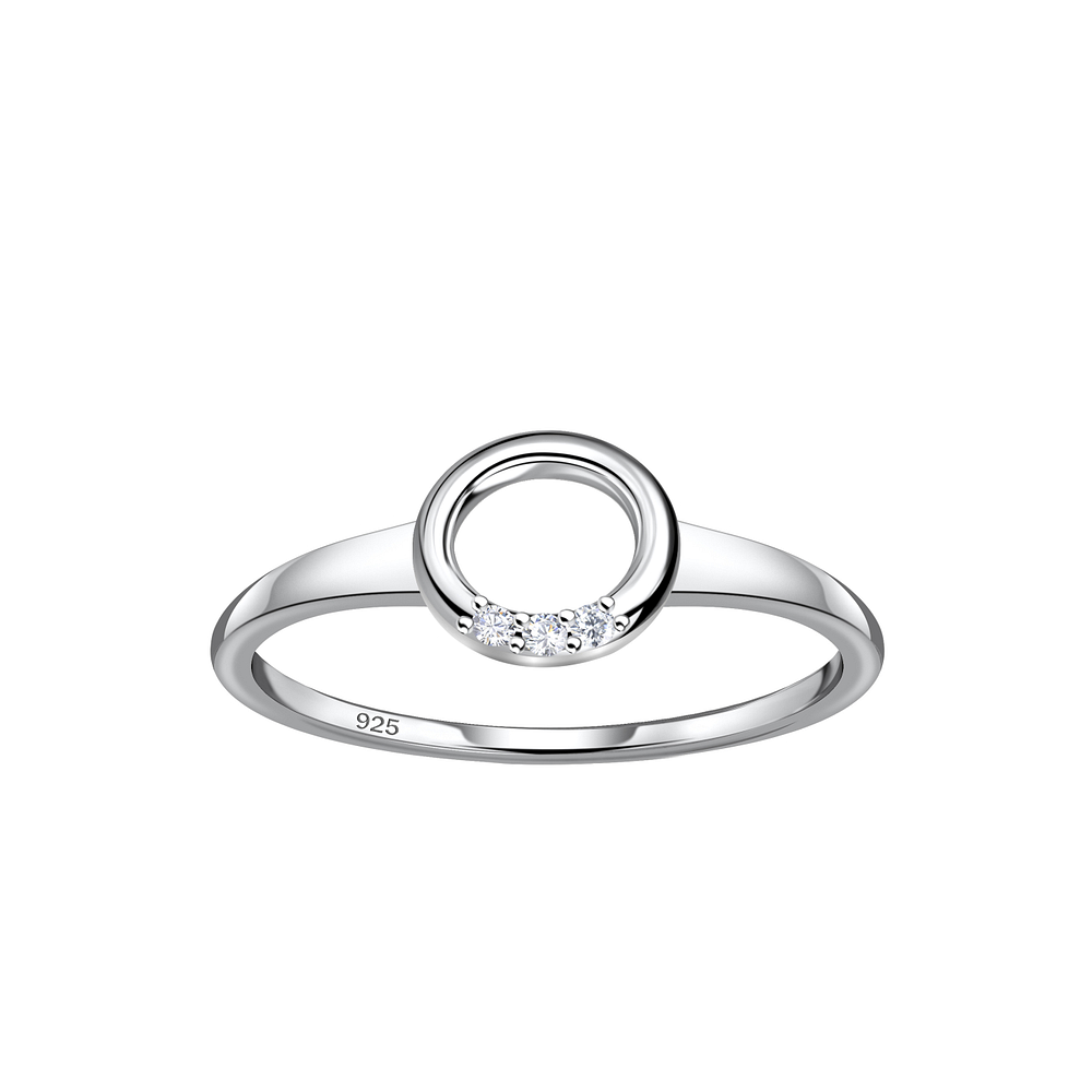 Wholesale Sterling Silver Circle Ring - JD24093