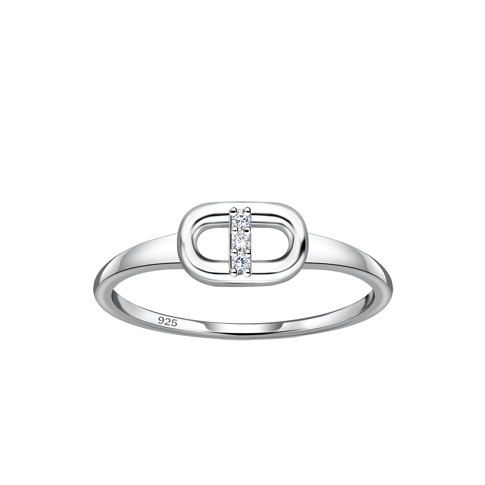 Wholesale Sterling Silver Oval Ring - JD24110