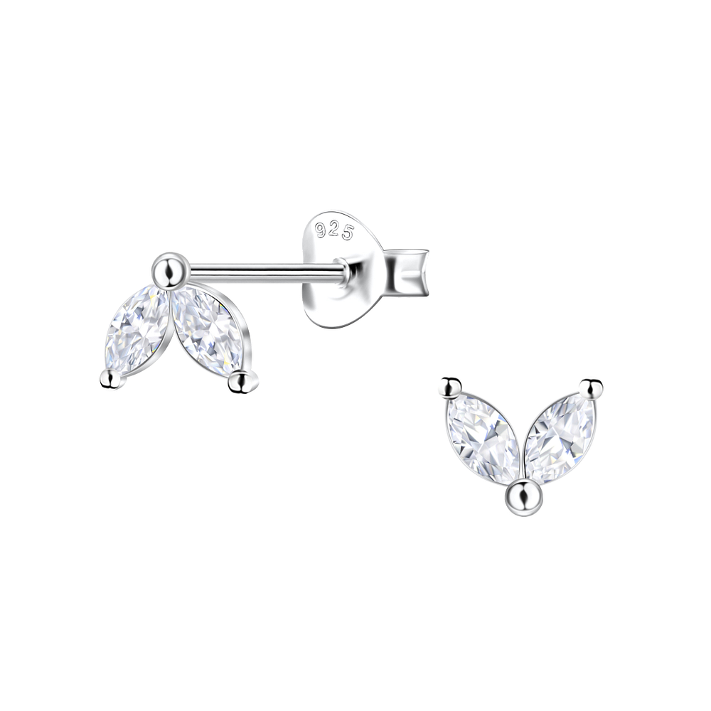Wholesale Sterling Silver Geometric Ear Studs - JD22427
