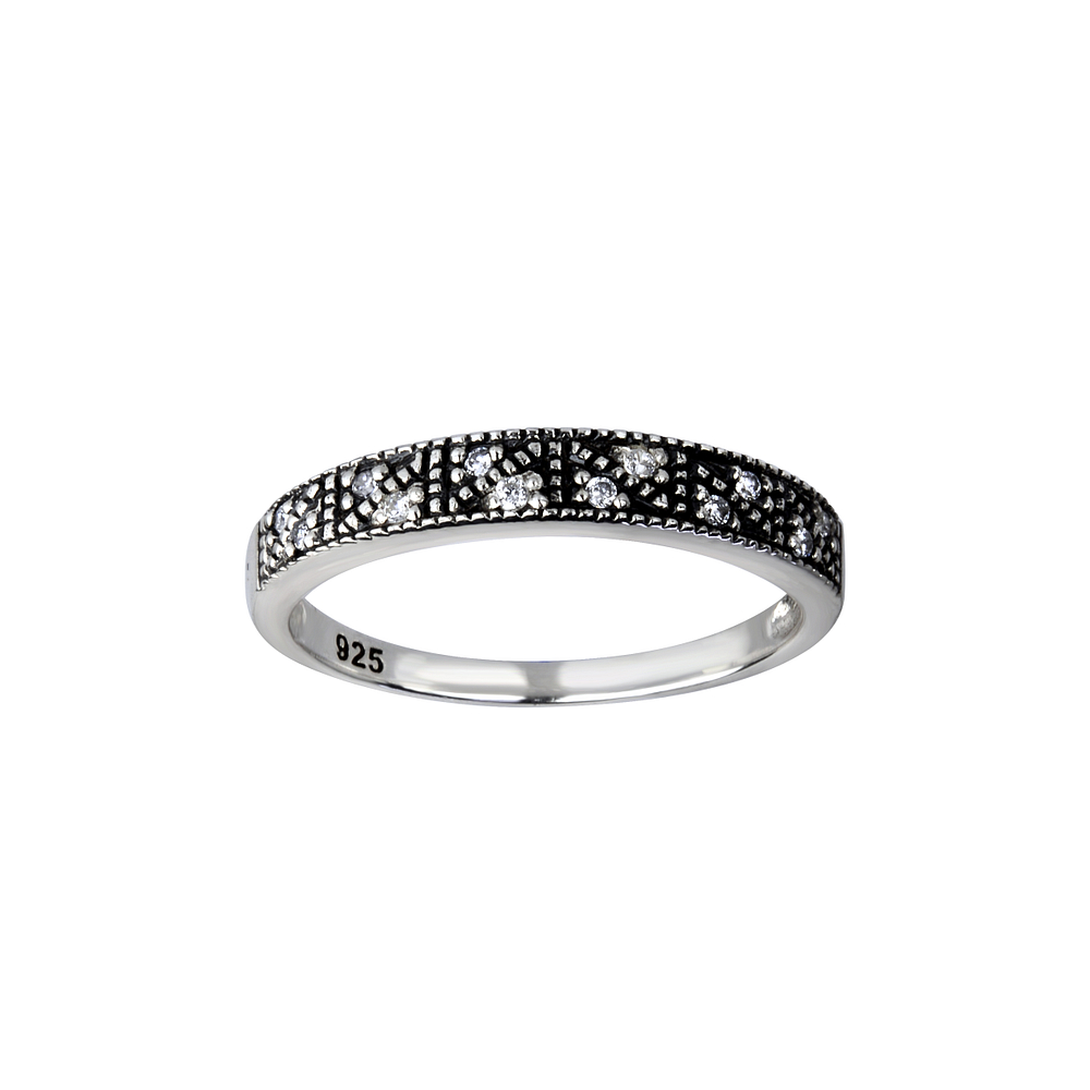 Wholesale Sterling Silver Geometric Ring - JD26110