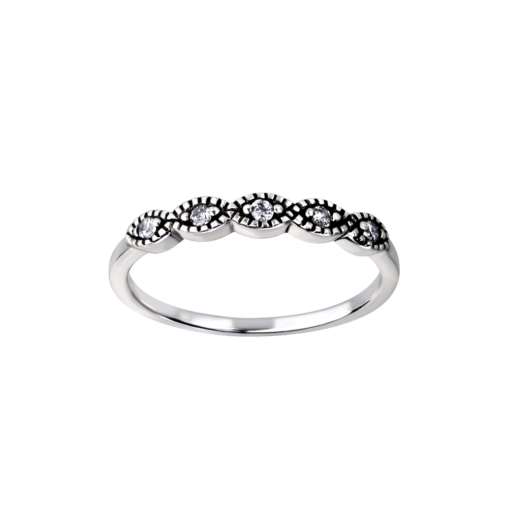 Wholesale Sterling Silver Patterned Ring - JD26120