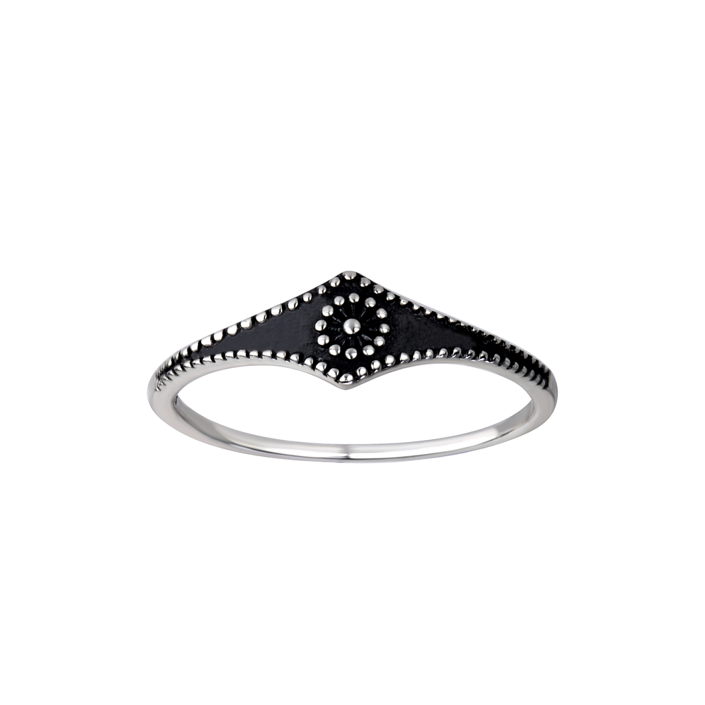 Wholesale Sterling Silver Flower Ring - JD26129
