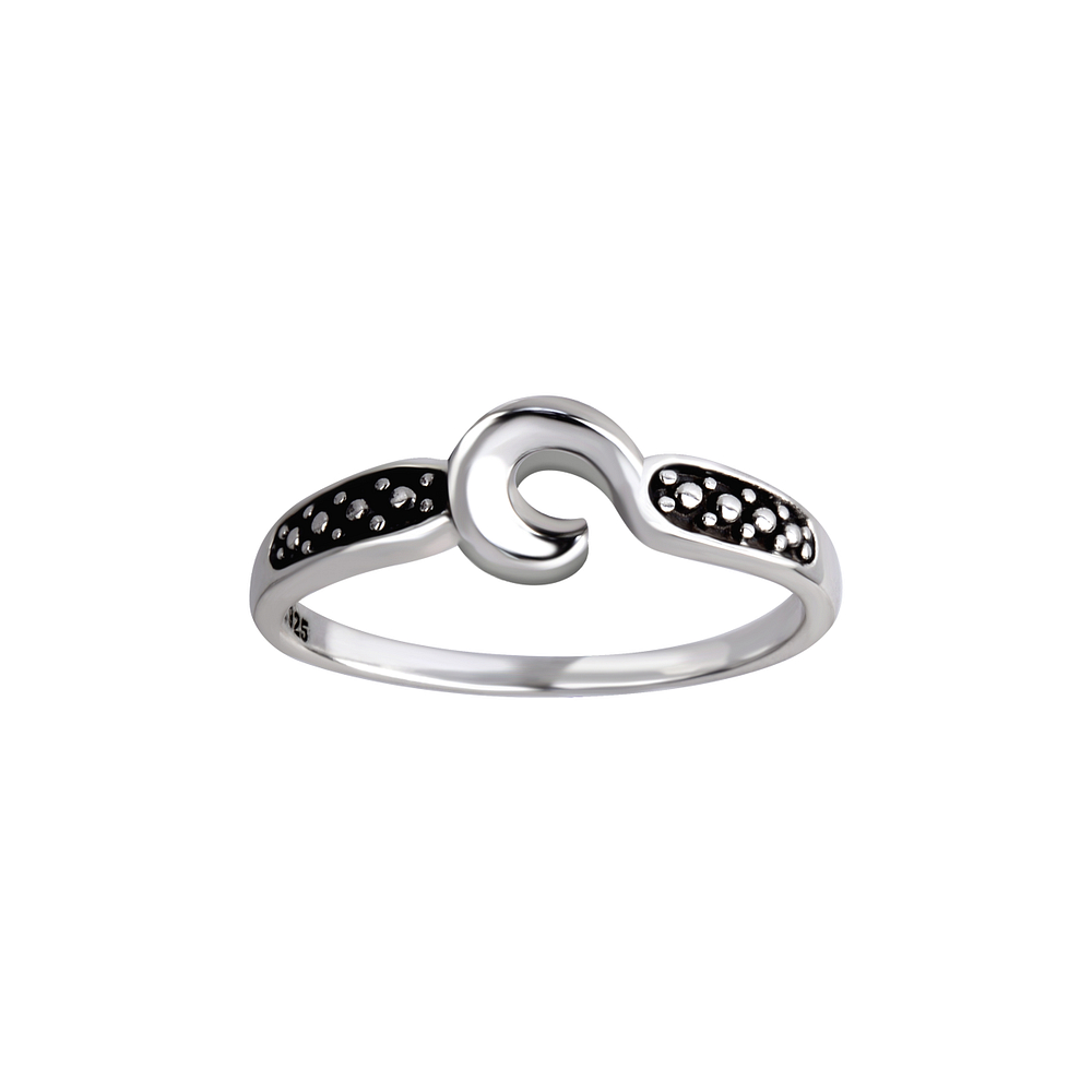 Wholesale Sterling Silver Geometric Ring - JD26132