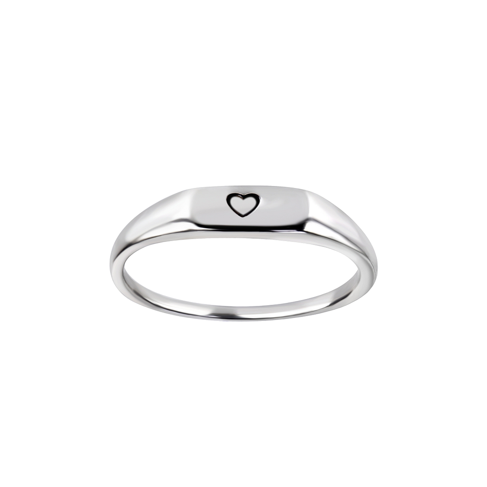 Wholesale Sterling Silver Heart Ring - JD26143