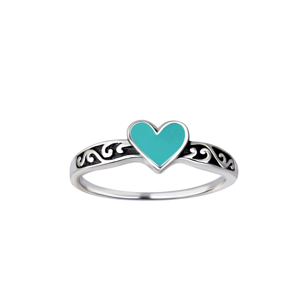 Wholesale Sterling Silver Heart Ring - JD26146
