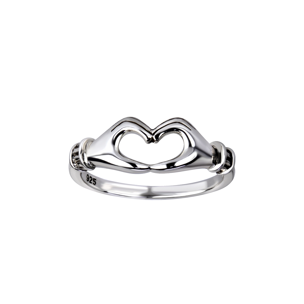 Wholesale Sterling Silver Heart Ring - JD26150