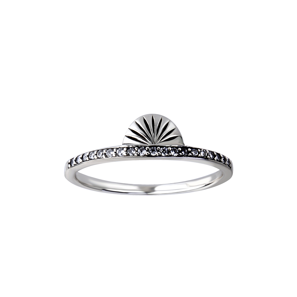 Wholesale Sterling Silver Geometric Ring - JD26154