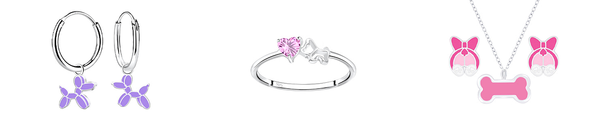 Wholesale silver Jewellery UK - Dog Collection