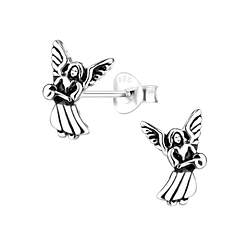 Wholesale Sterling Silver Angel Ear Studs - JD1075