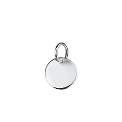 Wholesale Sterling Silver Circle Pendant - JD1440