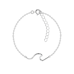 Wholesale Sterling Silver Wave Bracelet - JD1723