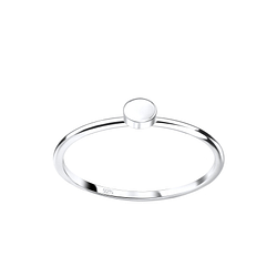 Wholesale Sterling Silver Circle Ring - JD1694 Wholesale Sterling Silver Circle Ring - JD1694