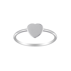 Wholesale Sterling Silver Heart Ring - JD3574