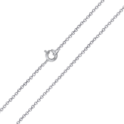 Wholesale 45cm Sterling Silver Rolo Chain - JD3491