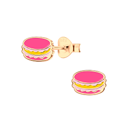 Wholesale Sterling Silver Macaron Ear Studs - JD3854