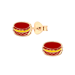 Wholesale Sterling Silver Macaron Ear Studs - JD3852