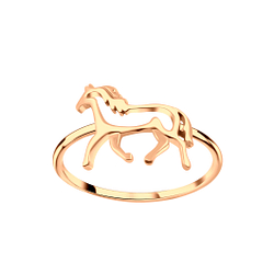 Wholesale Sterling Silver Horse Ring - JD3758