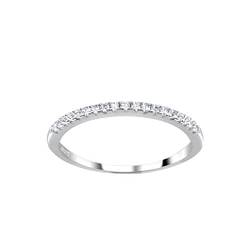 Wholesale Sterling Silver Eternity Ring - JD3725