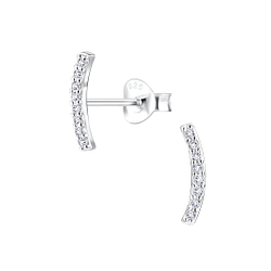 Wholesale Sterling Silver Bar Ear Studs - JD5051