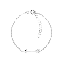 Wholesale Sterling Silver Arrow Bracelet - JD5253