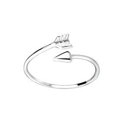 Wholesale Sterling Silver Arrow Ring - JD6628