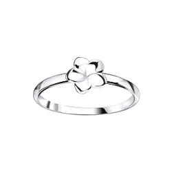 Wholesale Sterling Silver Flower Ring - JD8349