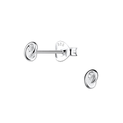 Wholesale Sterling Silver Knot Ear Studs - JD4966