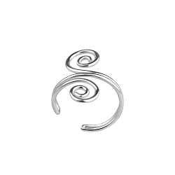 Wholesale Sterling Silver Spiral Ear Cuff - JD9207