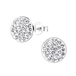 Wholesale Sterling Silver Round Ear Studs - JD8902