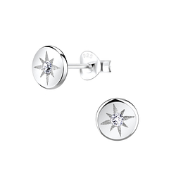 Wholesale Sterling Silver Sparkling Ear Studs - JD9550