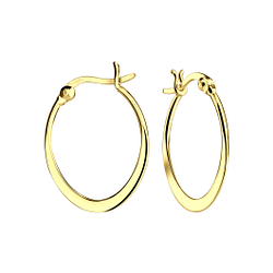 Wholesale Sterling Silver French Lock Ear Hoops - JD9520