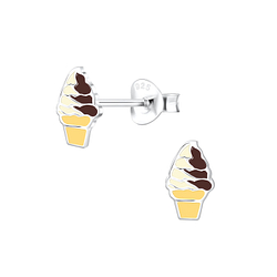Wholesale Sterling Silver Ice Cream Ear Studs - JD9793