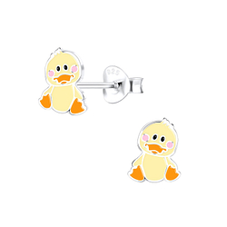 Wholesale Sterling Silver Duck Ear Studs - JD9897