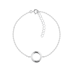 Wholesale Sterling Silver Circle Bracelet - JD10004