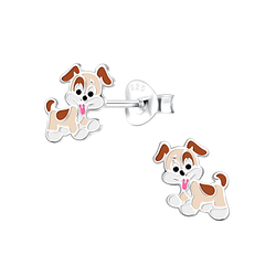 Wholesale Sterling Silver Dog Ear Studs - JD10156