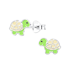 Wholesale Sterling Silver Turtle Ear Studs - JD10159