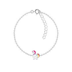 Wholesale Sterling Silver Unicorn Bracelet - JD8783